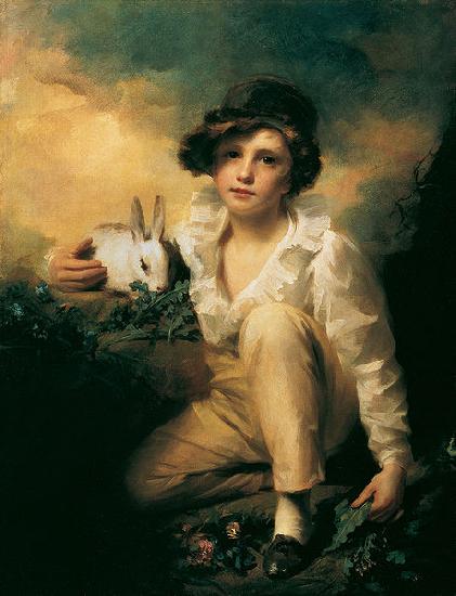Sir Henry Raeburn Henry - Boy and Rabbit oil painting picture